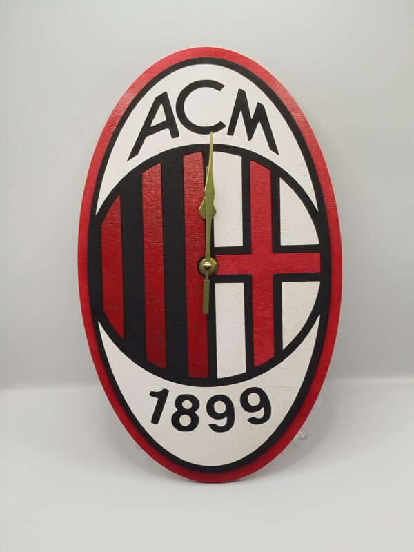 Orologio in Legno da parete squadre di Calcio - immagine 2