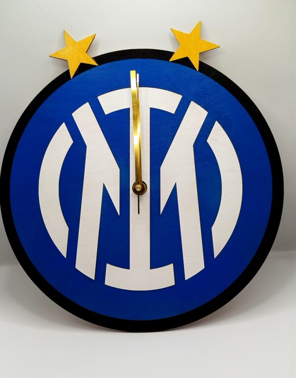 Orologio in Legno da parete squadre di Calcio - immagine 3
